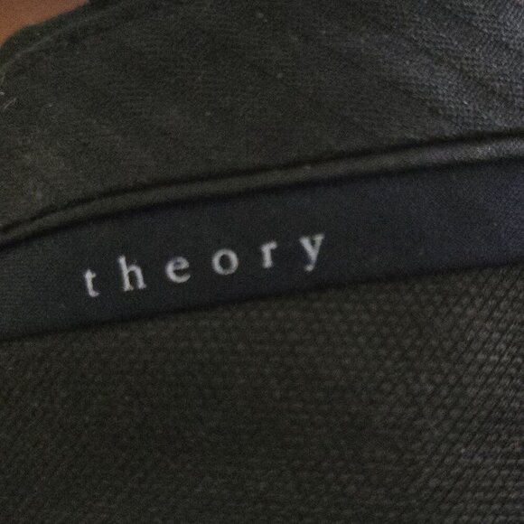 Theory Custom Max 2 Pants Black Wool Dress Pants Size 12 - Picture 7 of 12
